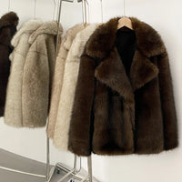Cashmere Cloud Faux Fur Coat