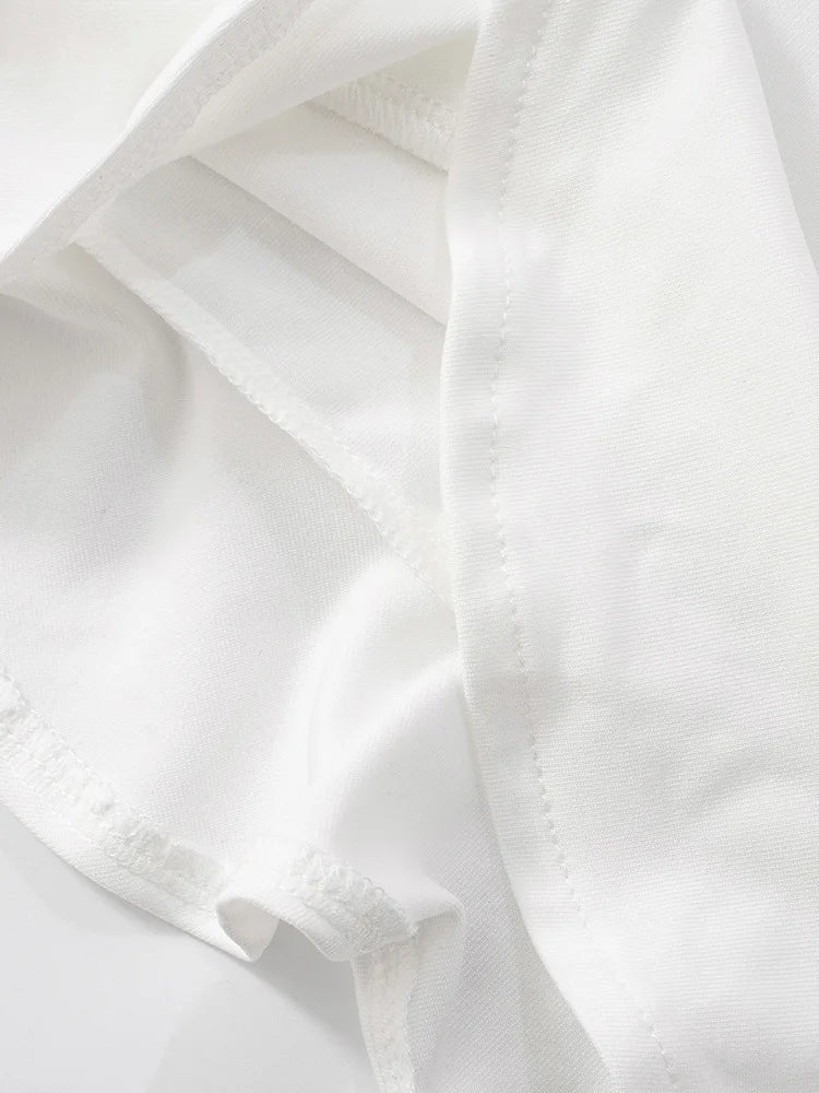 Hollow Out Deep V Neck Sexy Mini Dress