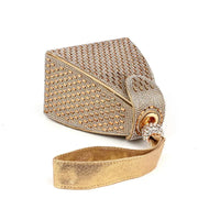 Gilded Pyramid Clutch