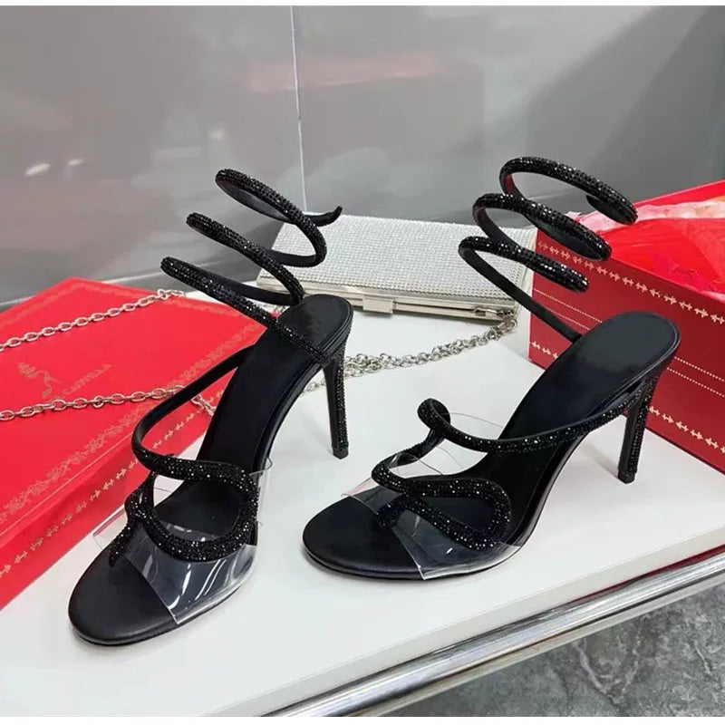 Black Magic Coil Heels