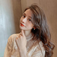 Square Crystal Stone Earrings