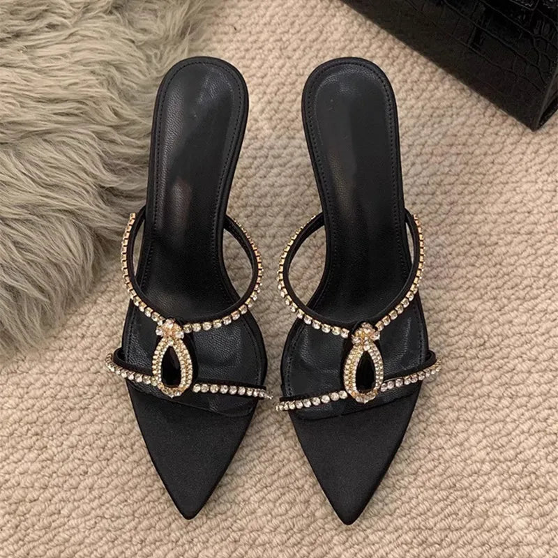 Luxury Rhinestones Gem Stiletto High heels