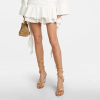 Crystal Embellished Butterfly Detail Heels