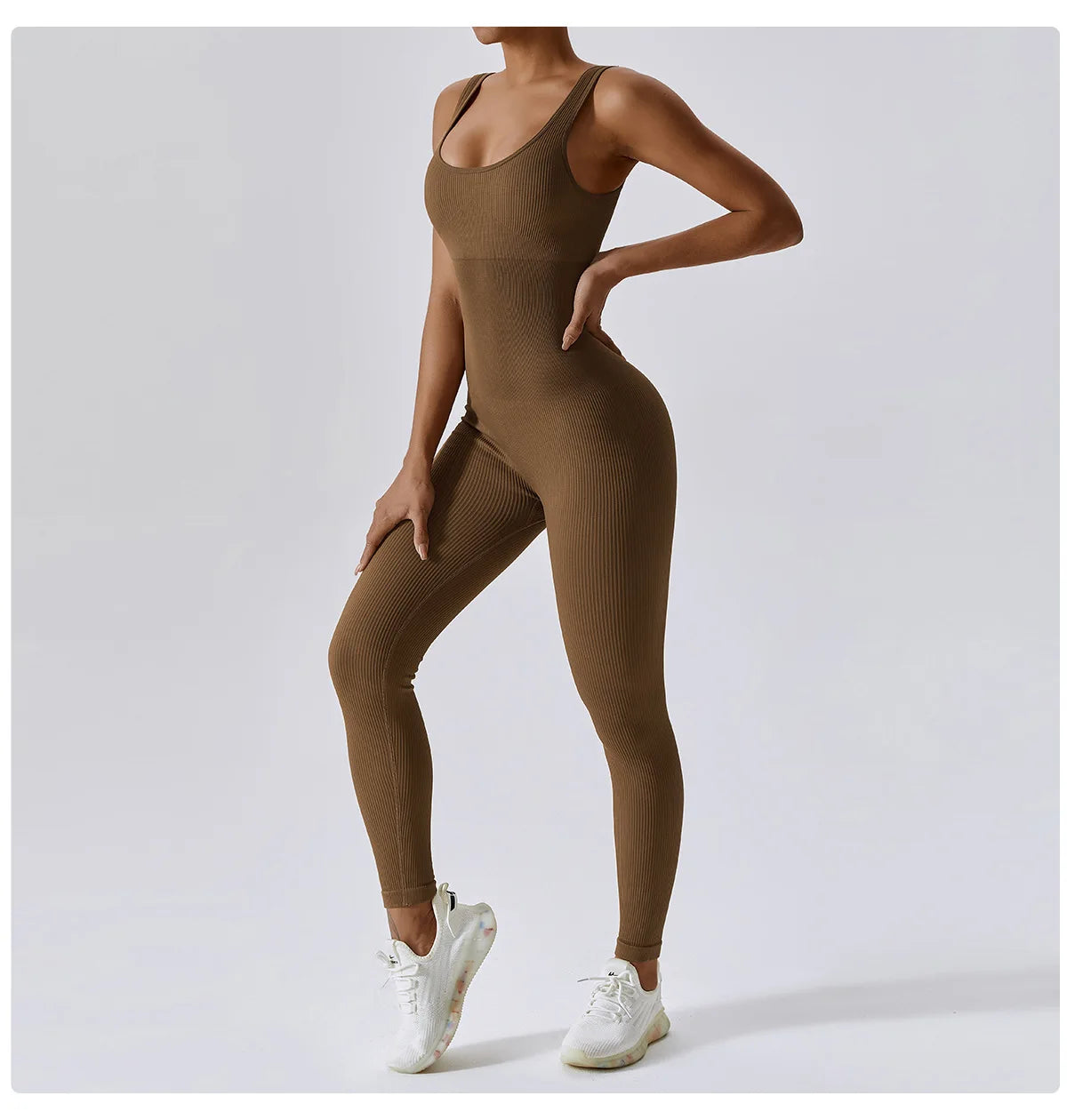 Seamless One-Piece Yoga Jumpsuit