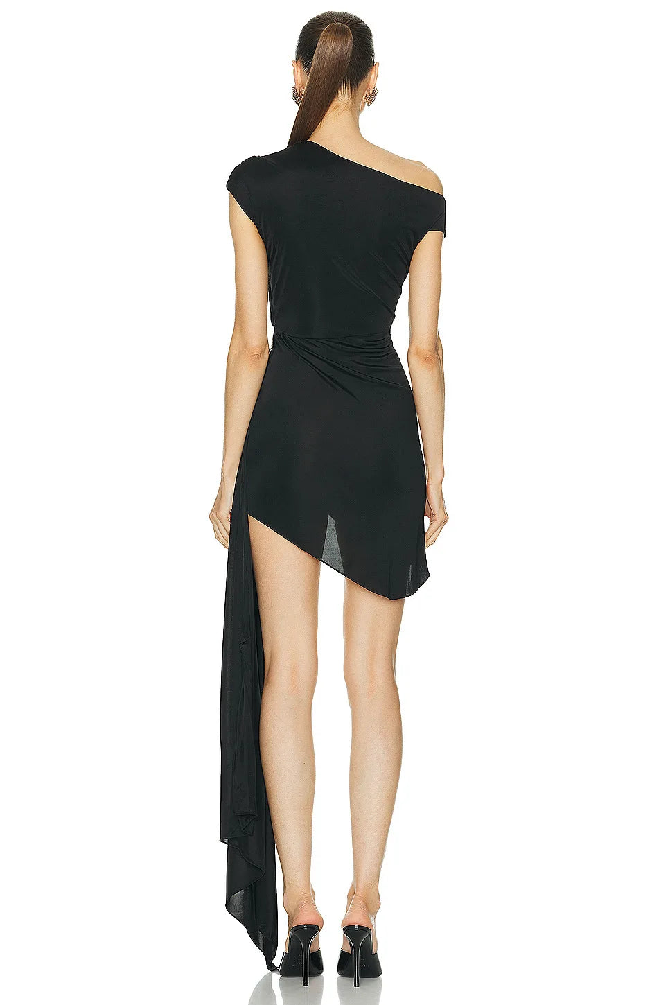 Rose Noir Asymmetric Mini