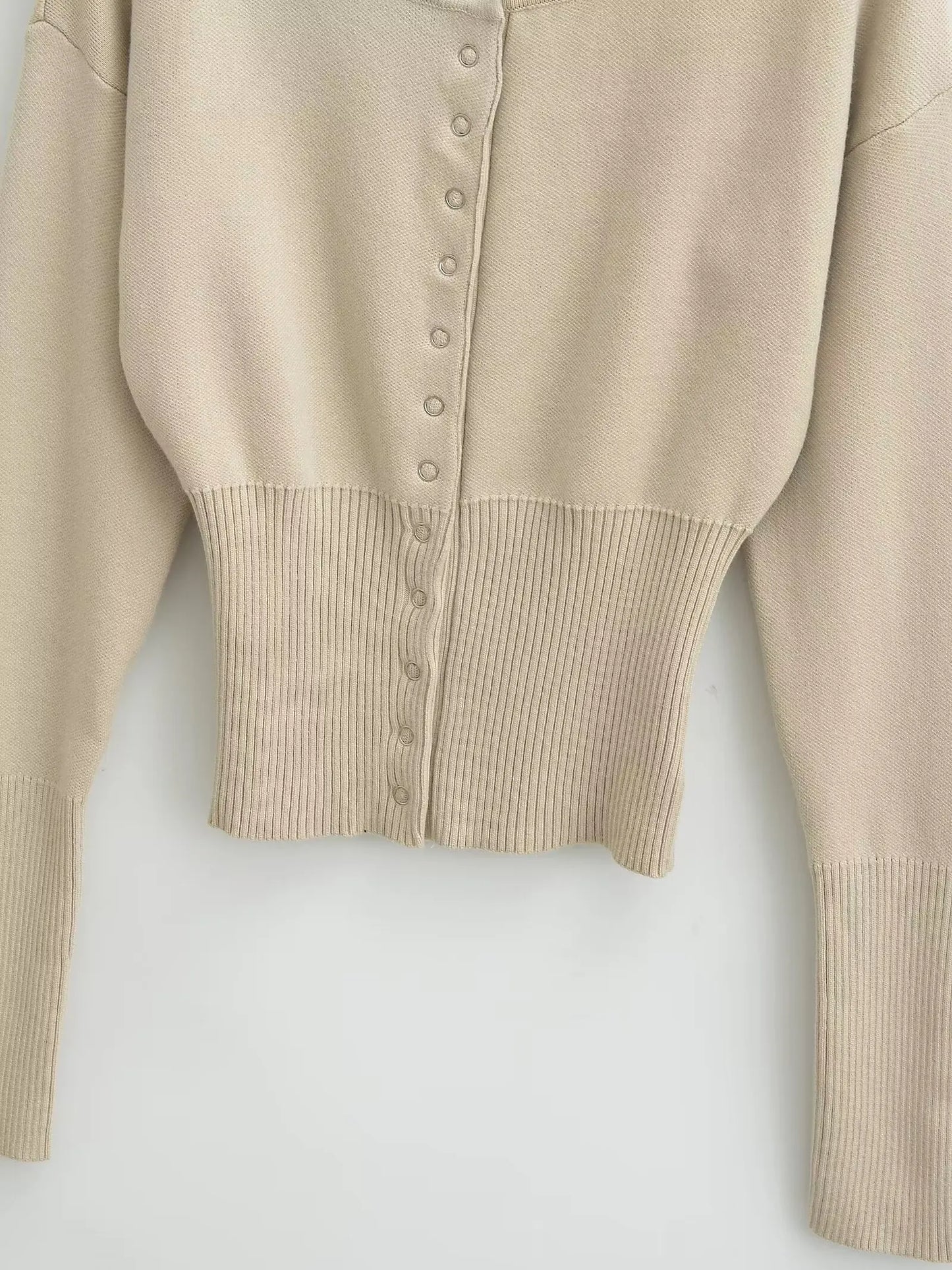 "It Girl" Waist-Detail Cardigan