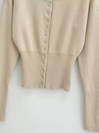 "It Girl" Waist-Detail Cardigan