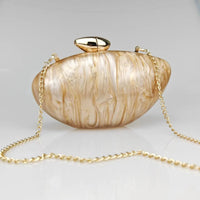 Acrylic Egg Shape Cutch Bag