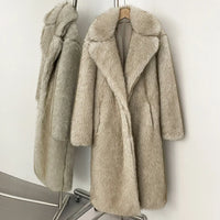 Cashmere Cloud Faux Fur Coat