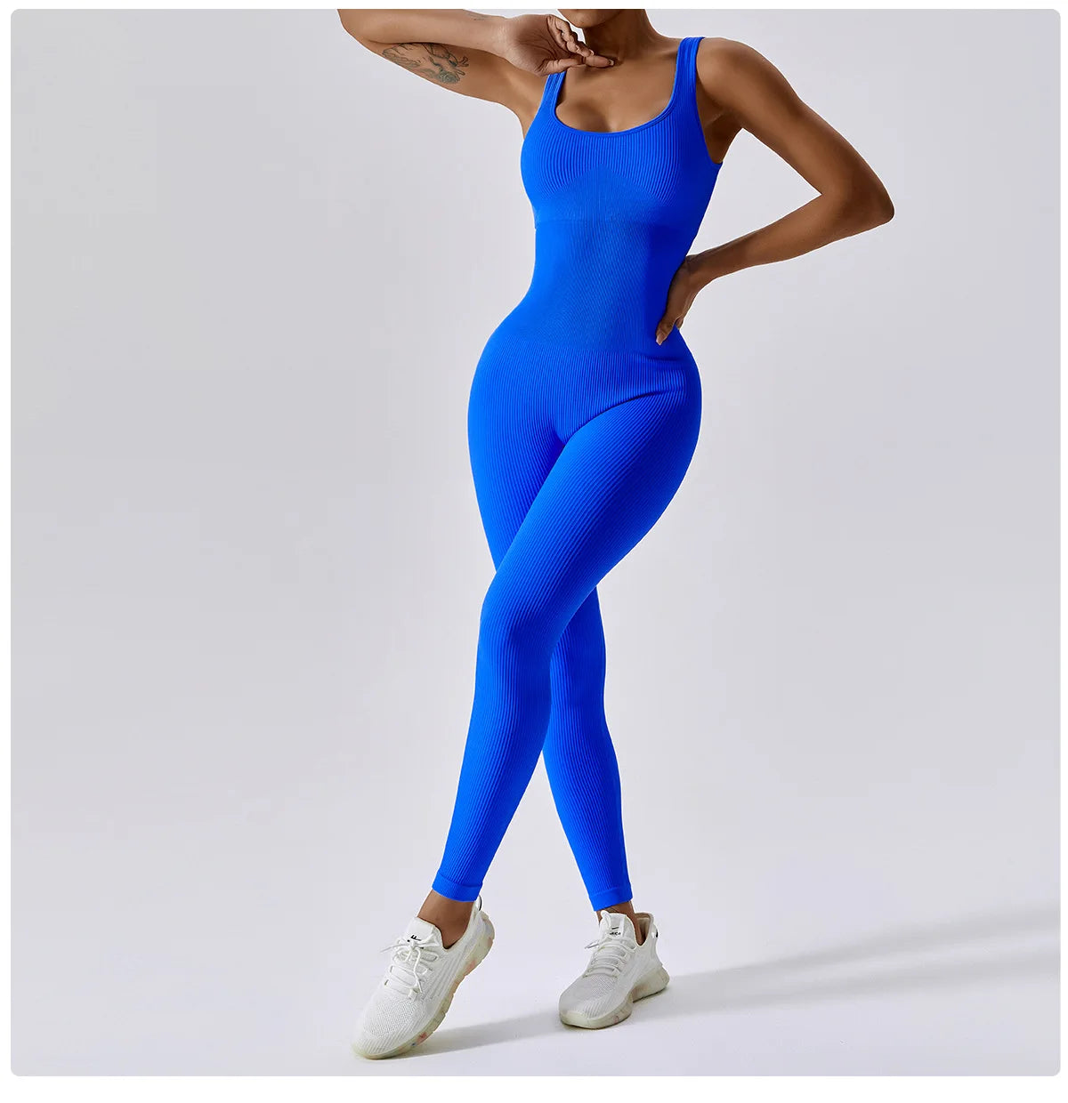 Seamless One-Piece Yoga Jumpsuit