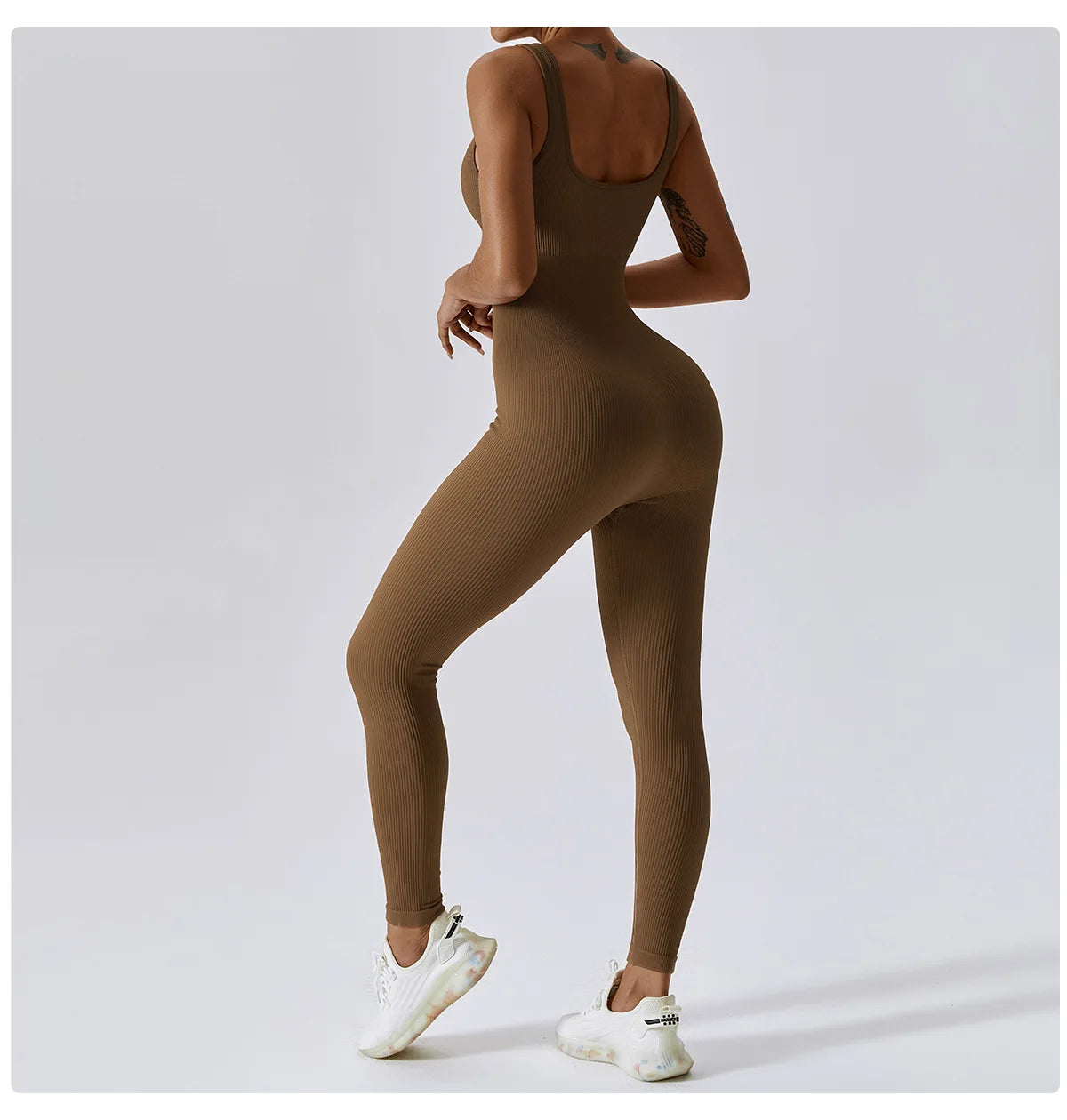 Seamless One-Piece Yoga Jumpsuit