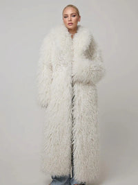 Snowfall Drama Maxi Coat