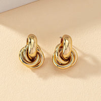 Knot Hoop Earring