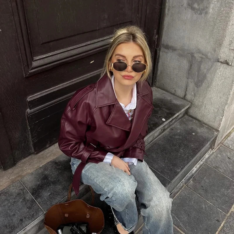 Vixen Vibes Belted Moto