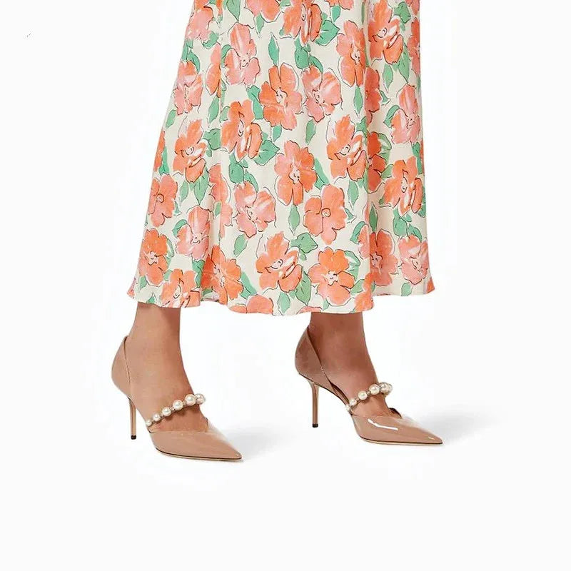 Pearl Whisper Stiletto Pumps