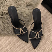 Luxury Rhinestones Gem Stiletto High heels