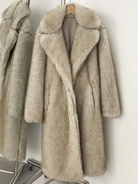 Cashmere Cloud Faux Fur Coat