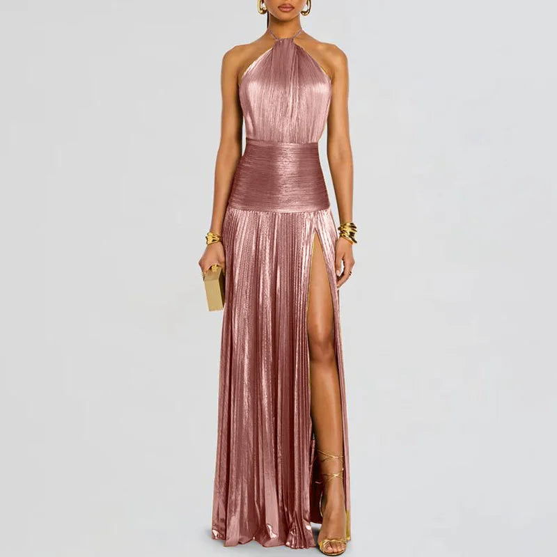 Lumière Metallic Dress