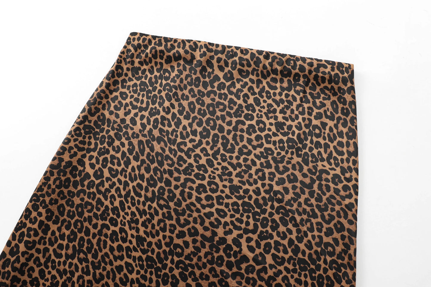 Leopard Print Long Skirt