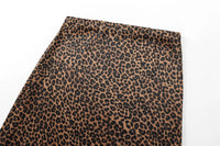 Leopard Print Long Skirt