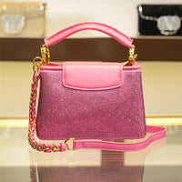 Top handle Crystal Handbag
