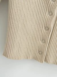 "It Girl" Waist-Detail Cardigan