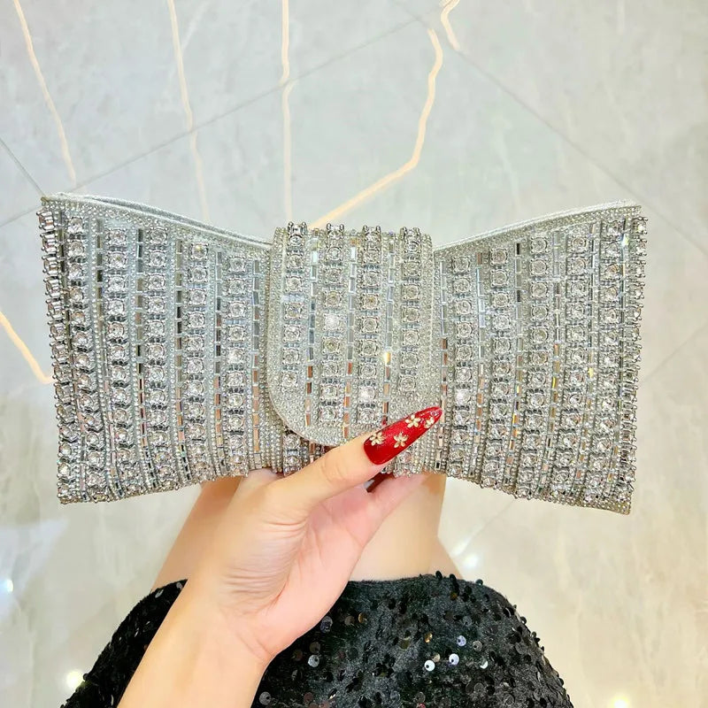 Glitz & Grace Bow Clutch