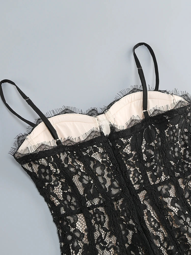 All Eyes On Lace Dress