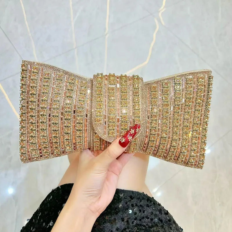 Glitz & Grace Bow Clutch