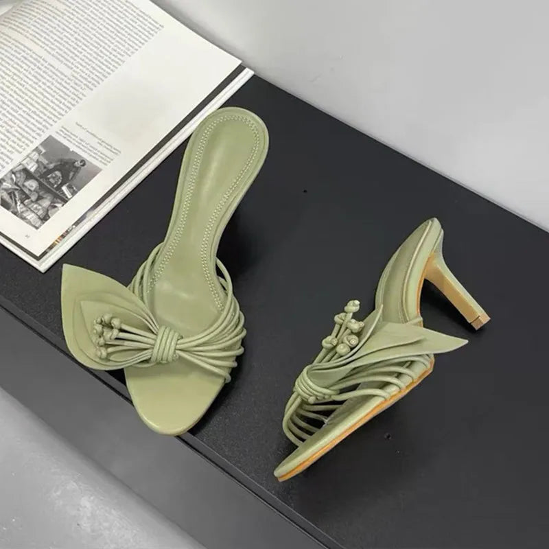 Bowknot Narrow band  High heels