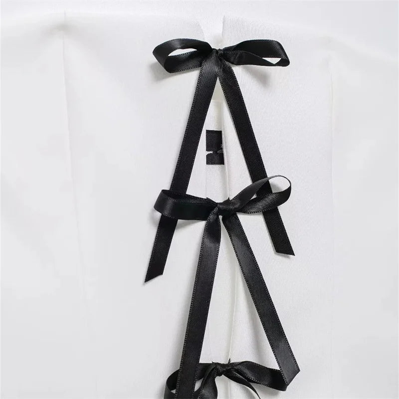 Bow Ties Cut Out Tube Top