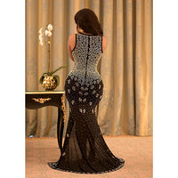 Golden Temptation Maxi Gown