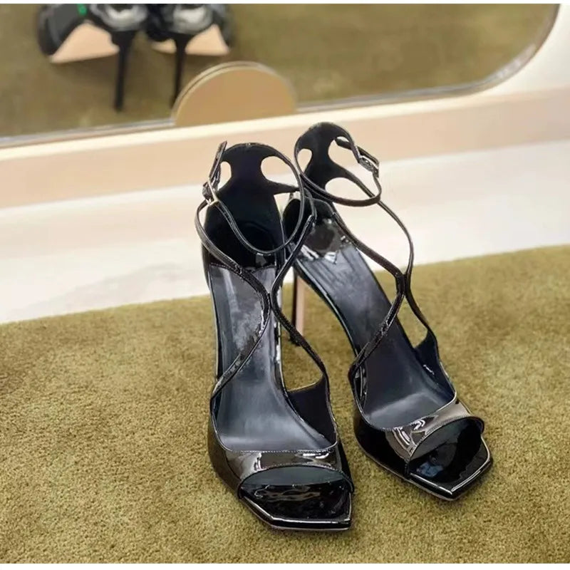 Square Toe Stiletto Heels