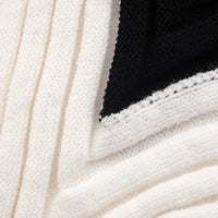 Contrast Color Patchwork  Incline Shoulder Mini Dress