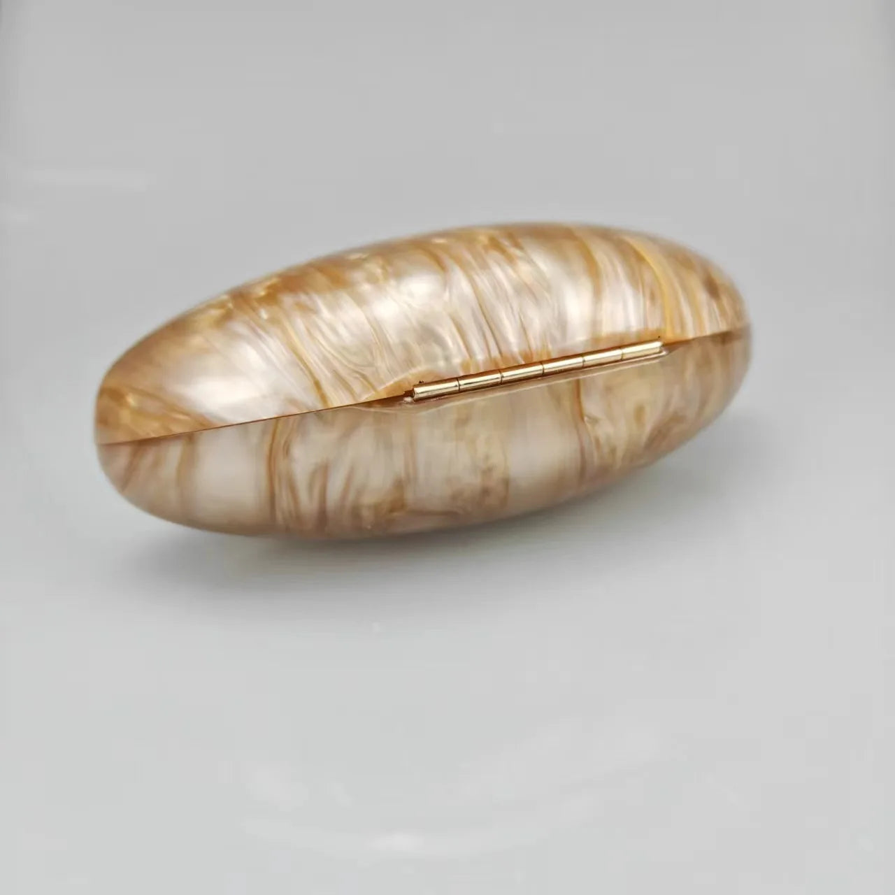 Acrylic Egg Shape Cutch Bag