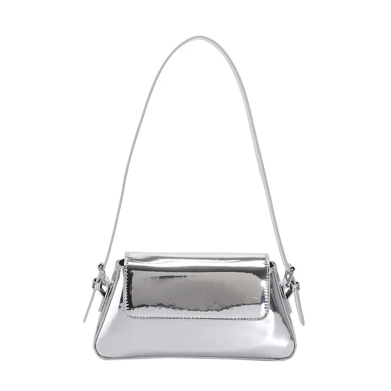 Liquid Metal Mini Shoulder Bag