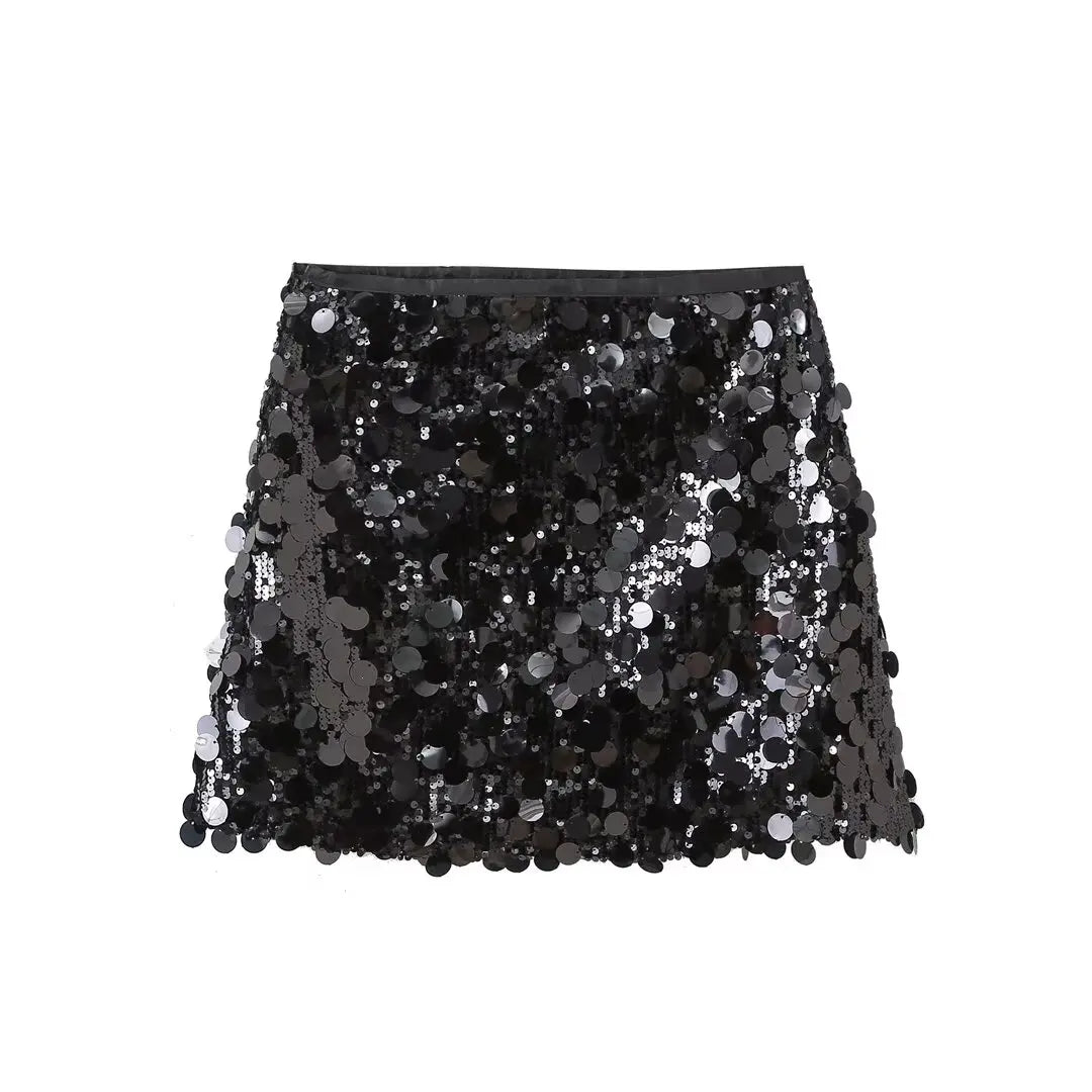 Nightfall Glam Mini Skirt