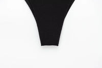 Black off Shoulder Sleeveless Bodysuit