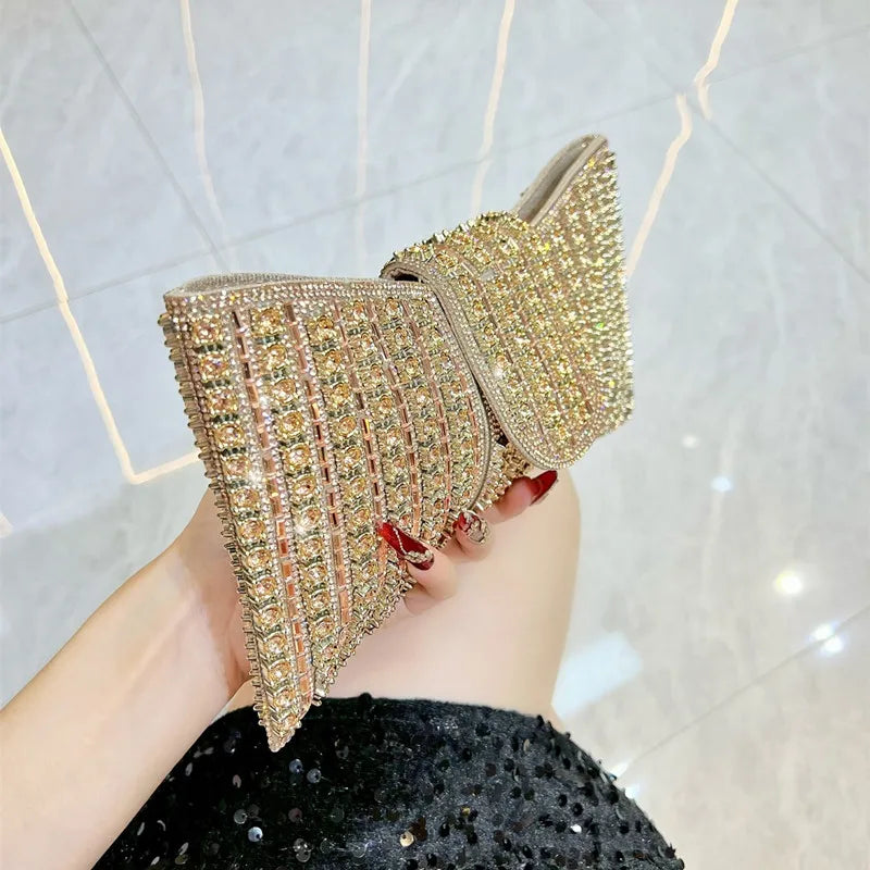 Glitz & Grace Bow Clutch
