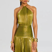 Lumière Metallic Dress