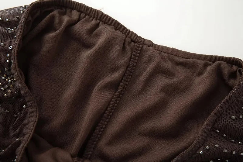 Sequin Wide Leg Pants