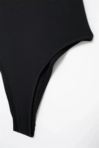 Off Shoulder Sleeveless Tight Bodysuit