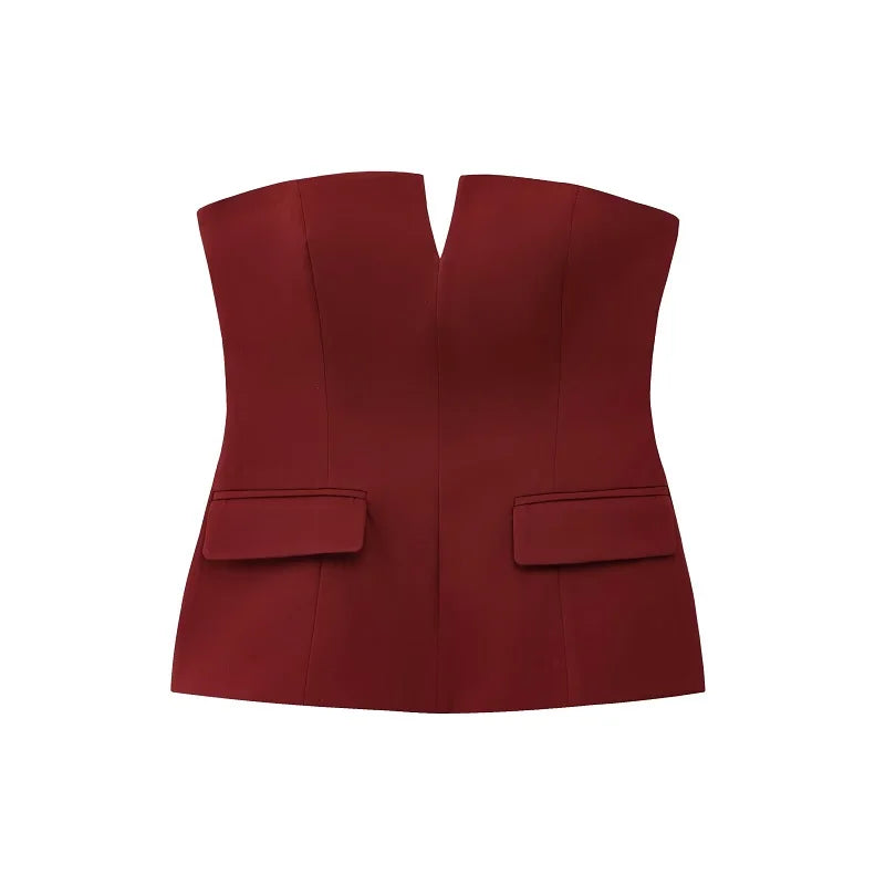 Front Pocket Tube Top