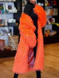 Snowfall Drama Maxi Coat