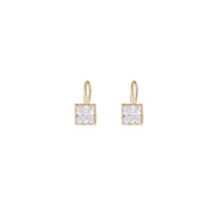 Square Crystal Stone Earrings