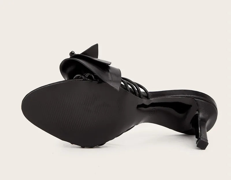 Bowknot Narrow band  High heels