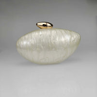 Acrylic Egg Shape Cutch Bag
