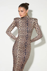 Savage Instinct Turtleneck Maxi