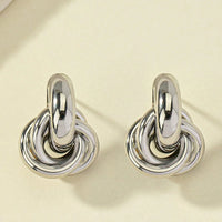 Knot Hoop Earring