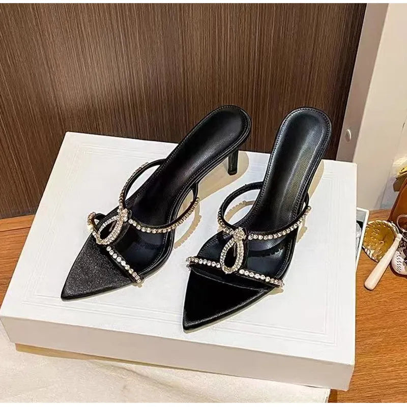 Luxury Rhinestones Gem Stiletto High heels